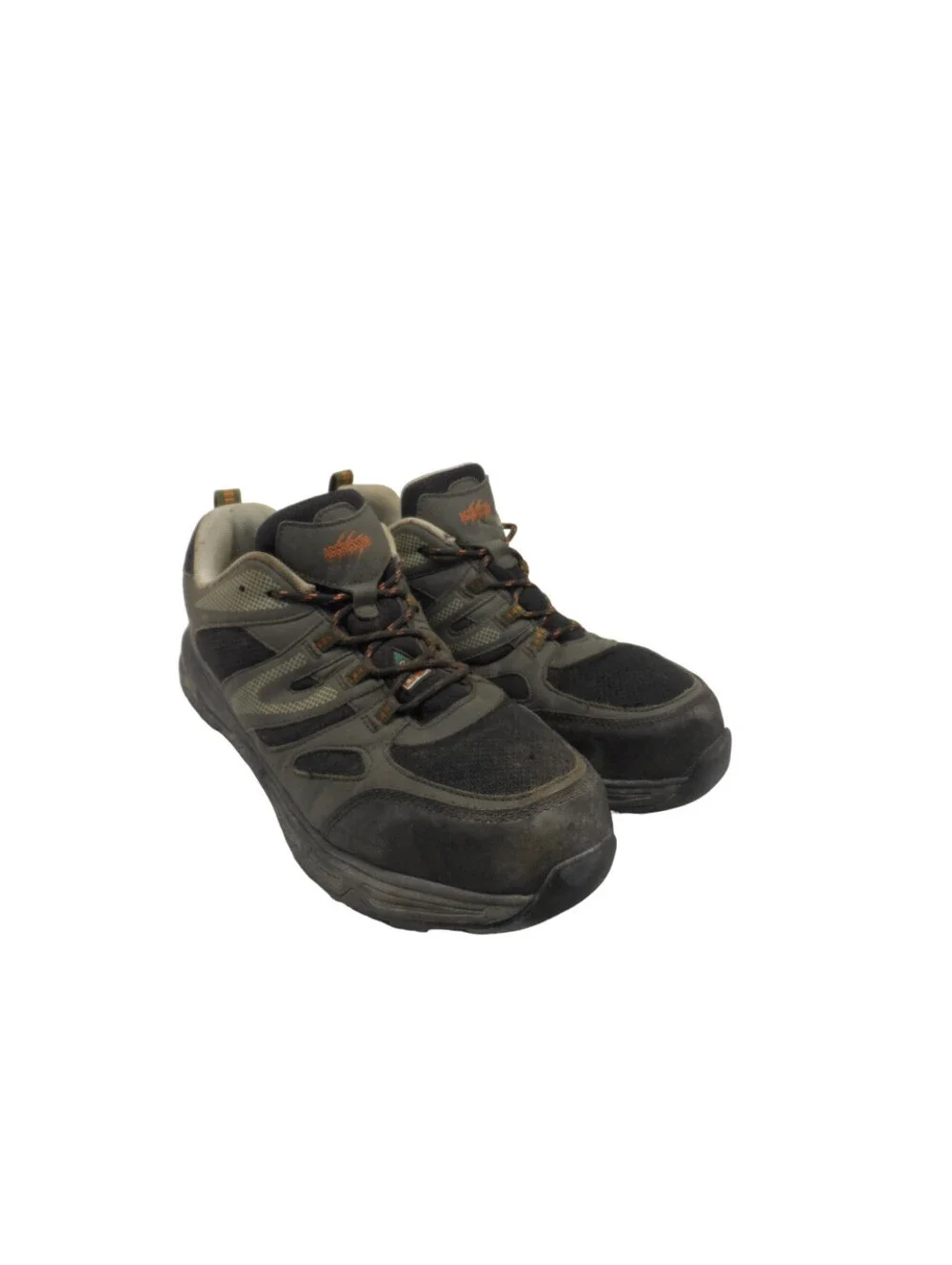 AGGRESSOR Men's Low-Cut Steel Toe Steel Plate Work Shoes 2000 Grey Size 13M